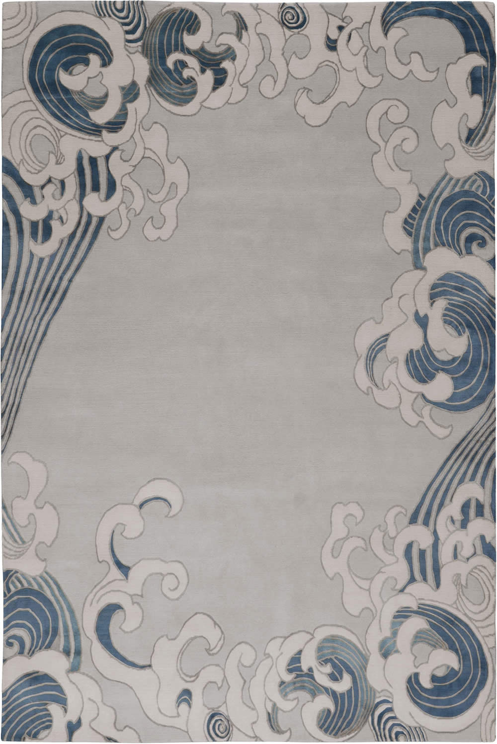 現(xiàn)代新中式簡約浪花圖案地毯貼圖