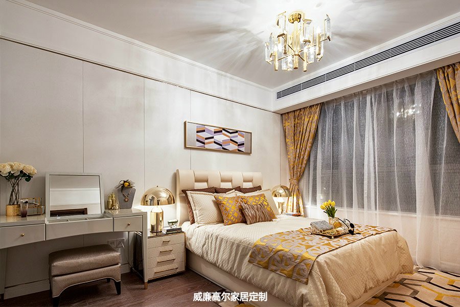 下現(xiàn)代簡約風格樣板房客廳地毯案例效果圖