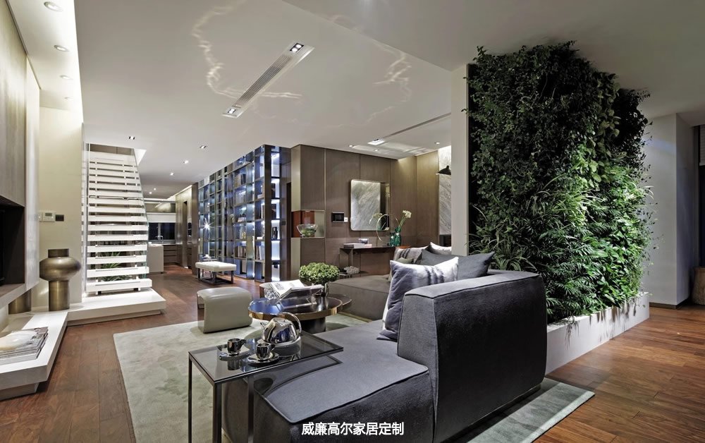 上海A3戶型樣板房客廳臥室地毯案例效果圖