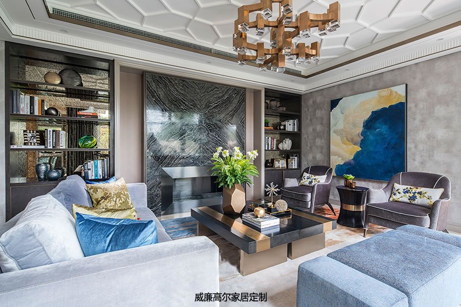 萬科海月甲第樣板房地毯效果圖