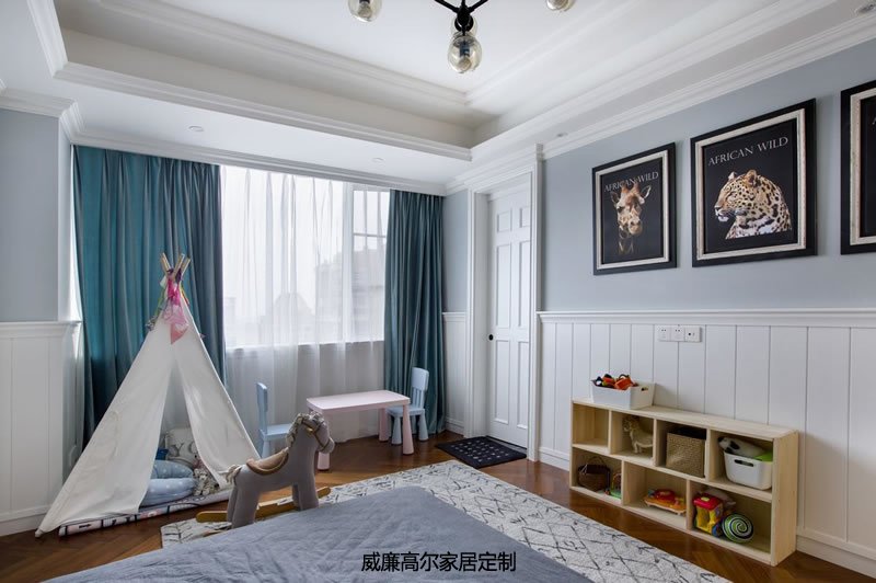 北歐現(xiàn)代住宅客廳地毯案例效果圖-雍城世家