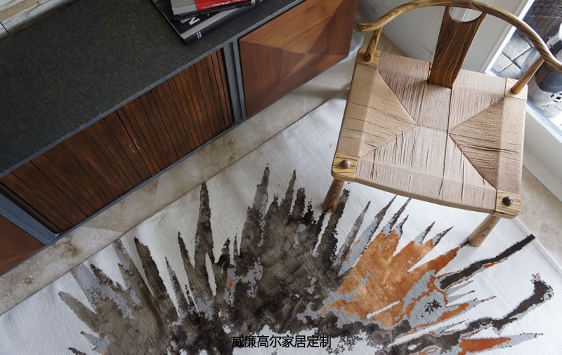 現(xiàn)代風(fēng)格爆炸圖案地毯貼圖