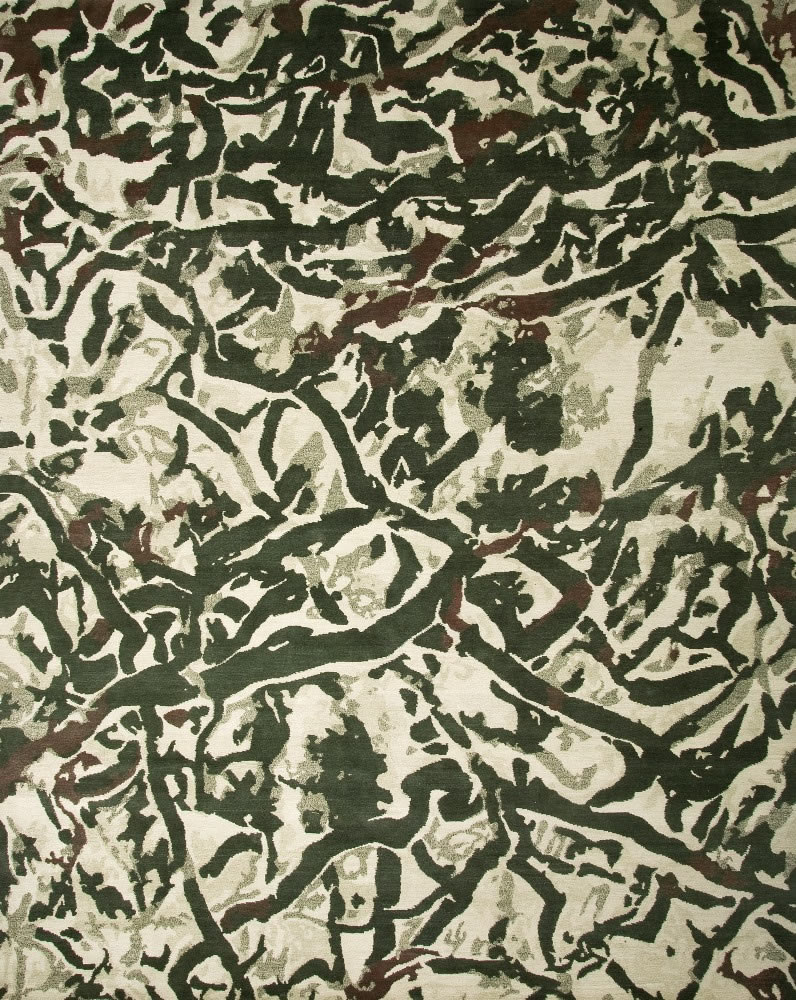 現(xiàn)代風(fēng)格綠色抽象紋理地毯貼圖