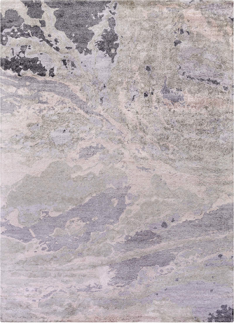 美式灰色抽象圖案地毯貼圖-高端定制