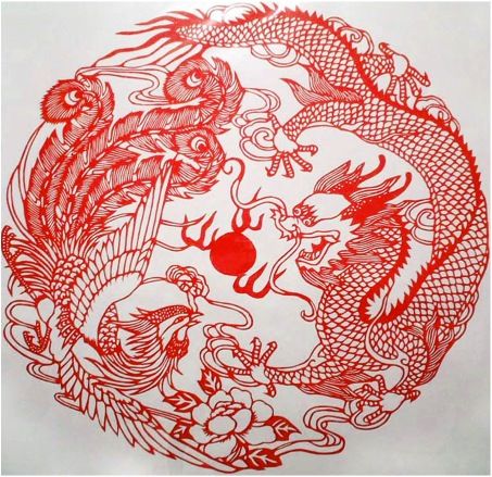 新中式鳳凰龍圖案地毯貼圖-高端定制