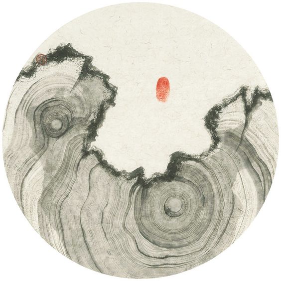 新中式意境水墨圖案地毯貼圖-高端定制