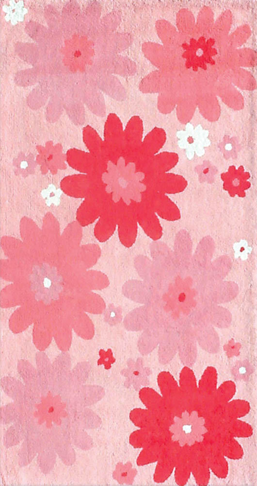 現(xiàn)代風(fēng)格粉紅色花朵圖案兒童地毯貼圖
