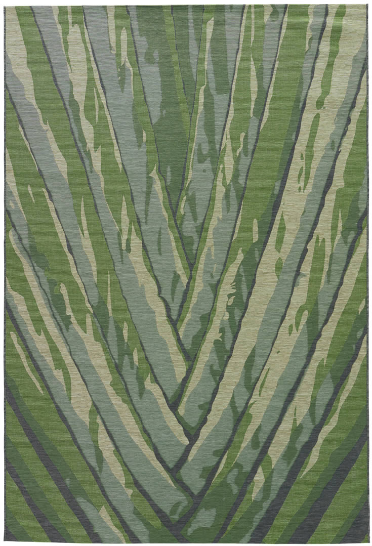 現(xiàn)代風(fēng)格綠色劍麻植物圖案地毯貼圖