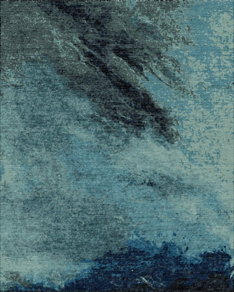 現(xiàn)代風(fēng)格青灰藍(lán)色抽象圖案地毯貼圖-高端定制