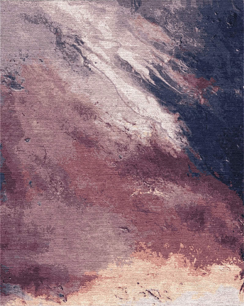 現(xiàn)代風(fēng)格紫紅色抽象圖案地毯貼圖-高端定制