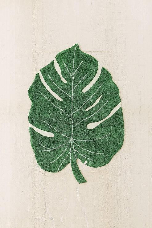 北歐風(fēng)格葉子圖案地毯貼圖