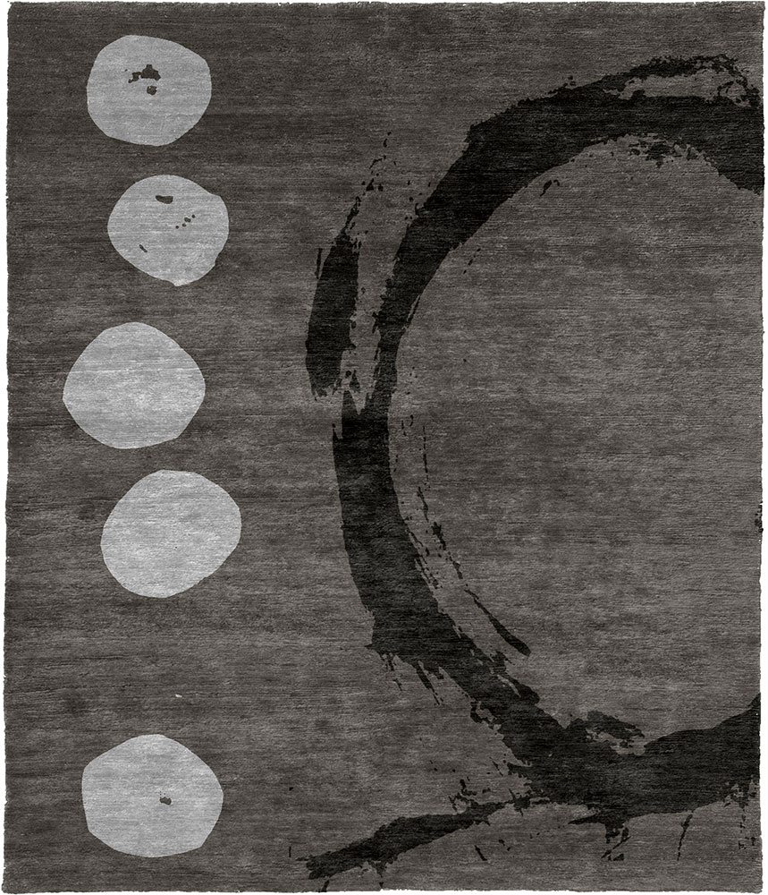 現(xiàn)代風(fēng)格灰咖色簡(jiǎn)單圖案地毯貼圖