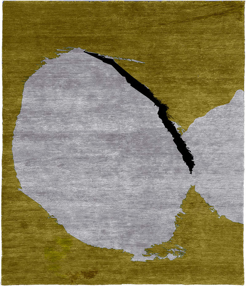現(xiàn)代風(fēng)格黃灰色簡(jiǎn)單素色圖案地毯貼圖