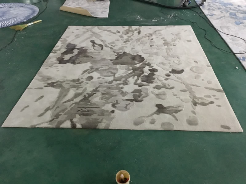 高端定制地毯客戶案例實物照