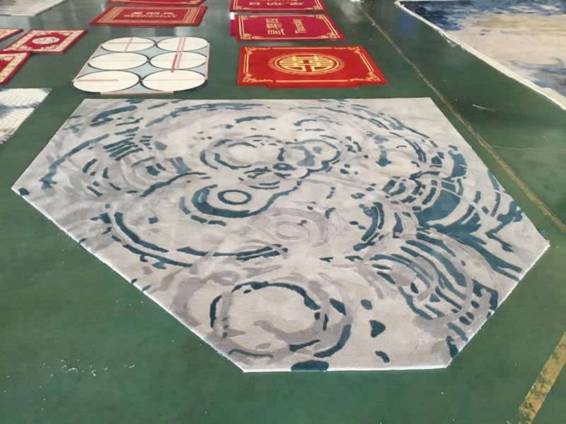 高端定制地毯客戶案例實物照