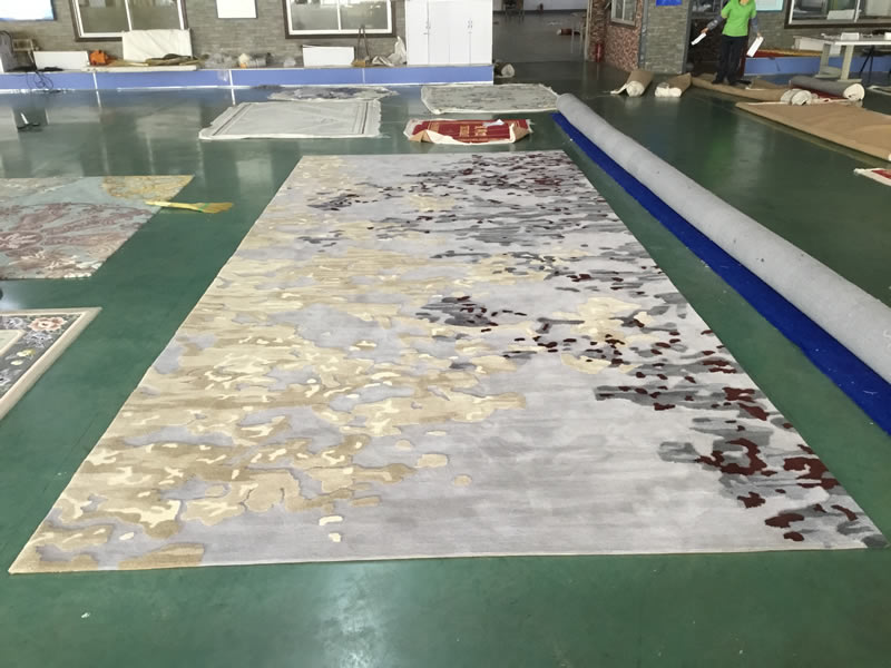 高端定制地毯客戶案例實物照