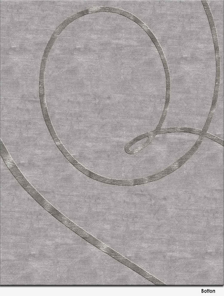 現(xiàn)代簡(jiǎn)約淺灰紫色單一紋理圖案地毯貼圖