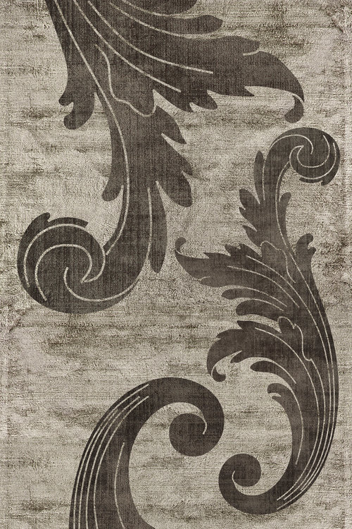 美式風(fēng)格咖灰色簡單花紋圖案地毯貼圖
