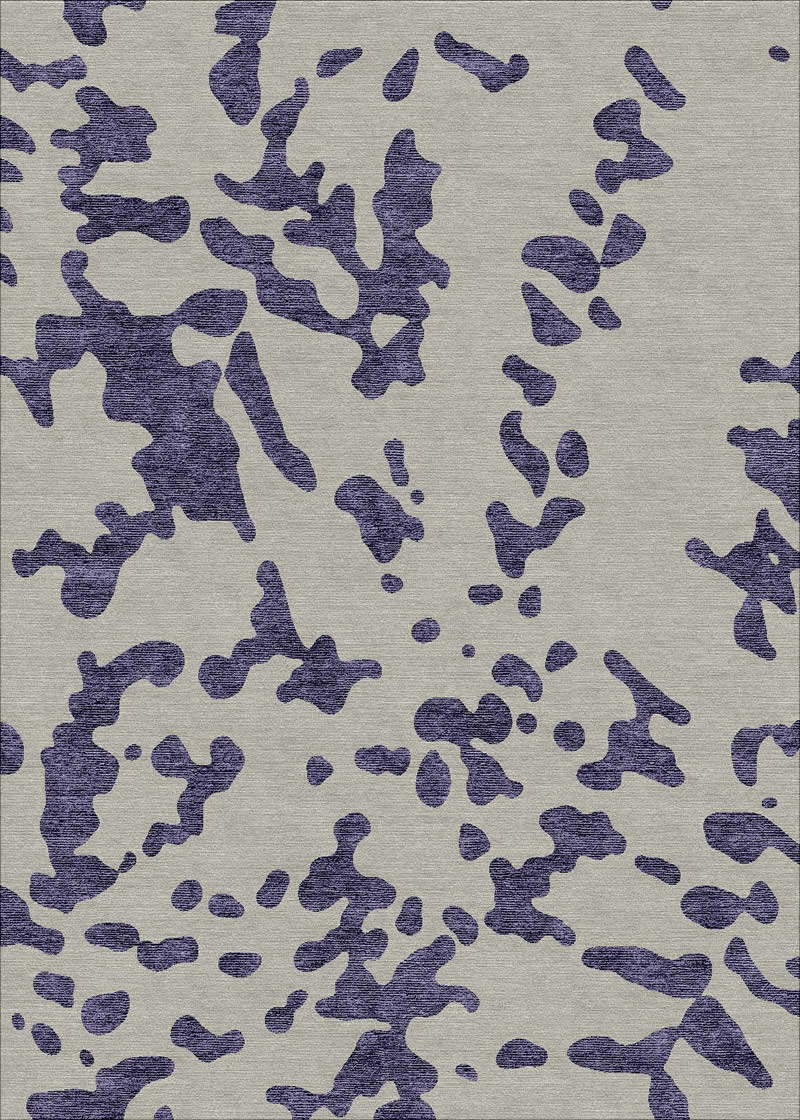 現(xiàn)代風(fēng)格紫灰色簡單抽象圖案地毯貼圖