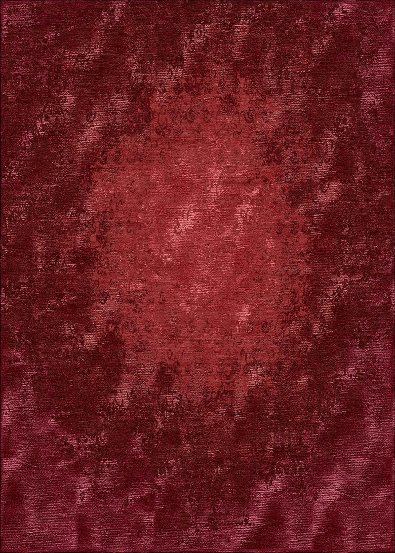 現(xiàn)代美式玫紅色抽象圖案地毯貼圖-高端定制