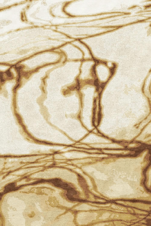 現(xiàn)代風(fēng)格黃褐色抽象紋理圖案地毯貼圖