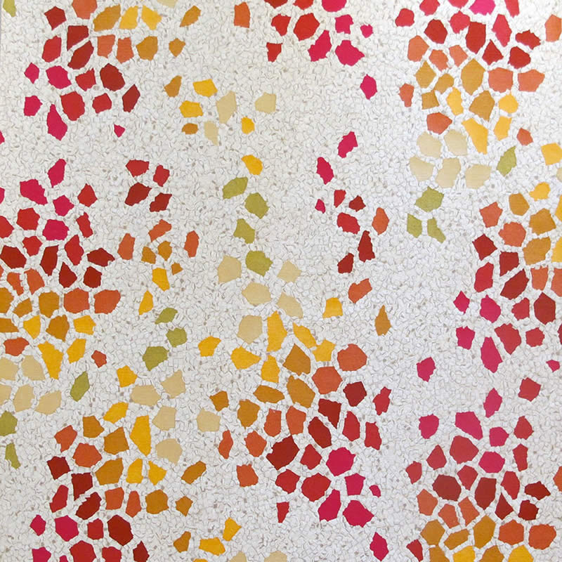 北歐風(fēng)玫紅色幾何色塊圖案地毯貼圖