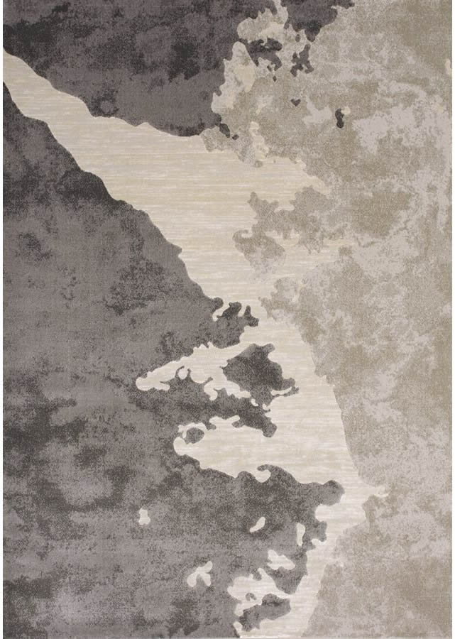 新中式深灰色抽象圖案地毯貼圖