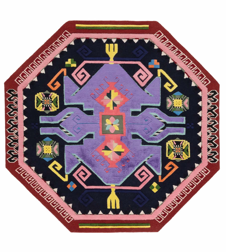 現(xiàn)代創(chuàng)意波斯幾何紋理圖案地毯貼圖