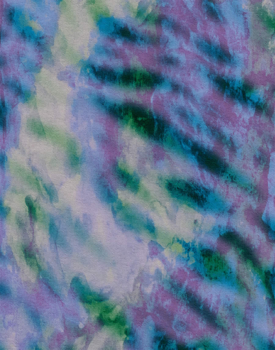 現(xiàn)代風(fēng)格藍(lán)綠色水波紋圖案地毯貼圖