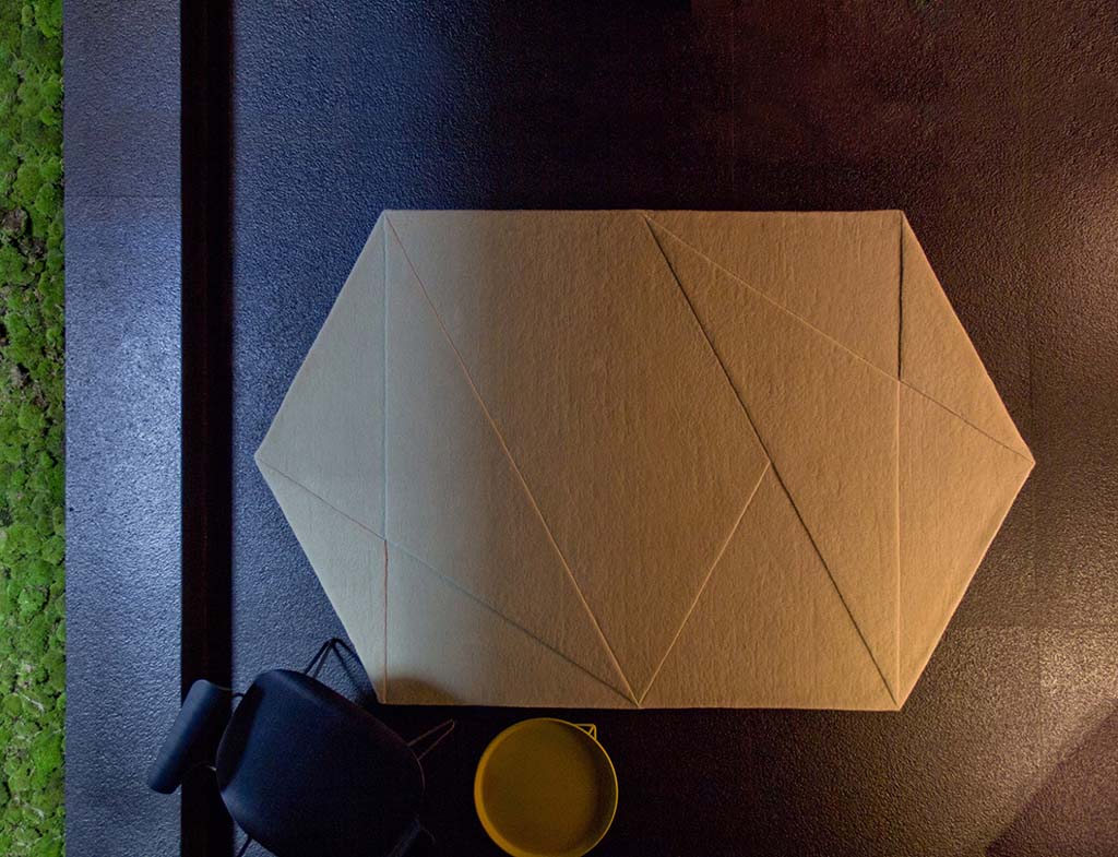 現(xiàn)代簡約純白素色幾何紋理圖案地毯貼圖